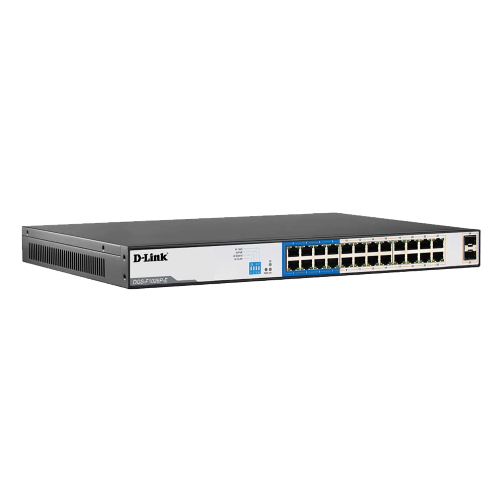D-link Poe Switch 24 Port (24 GE + 2 SFP Port) DGS-F1026P-E view 4